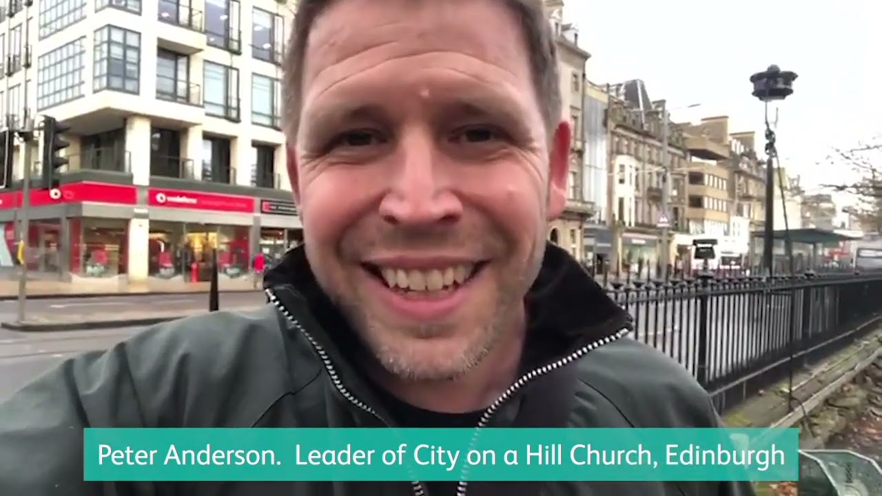 trypraying Edinburgh with Peter Anderson, City on a Hill Church