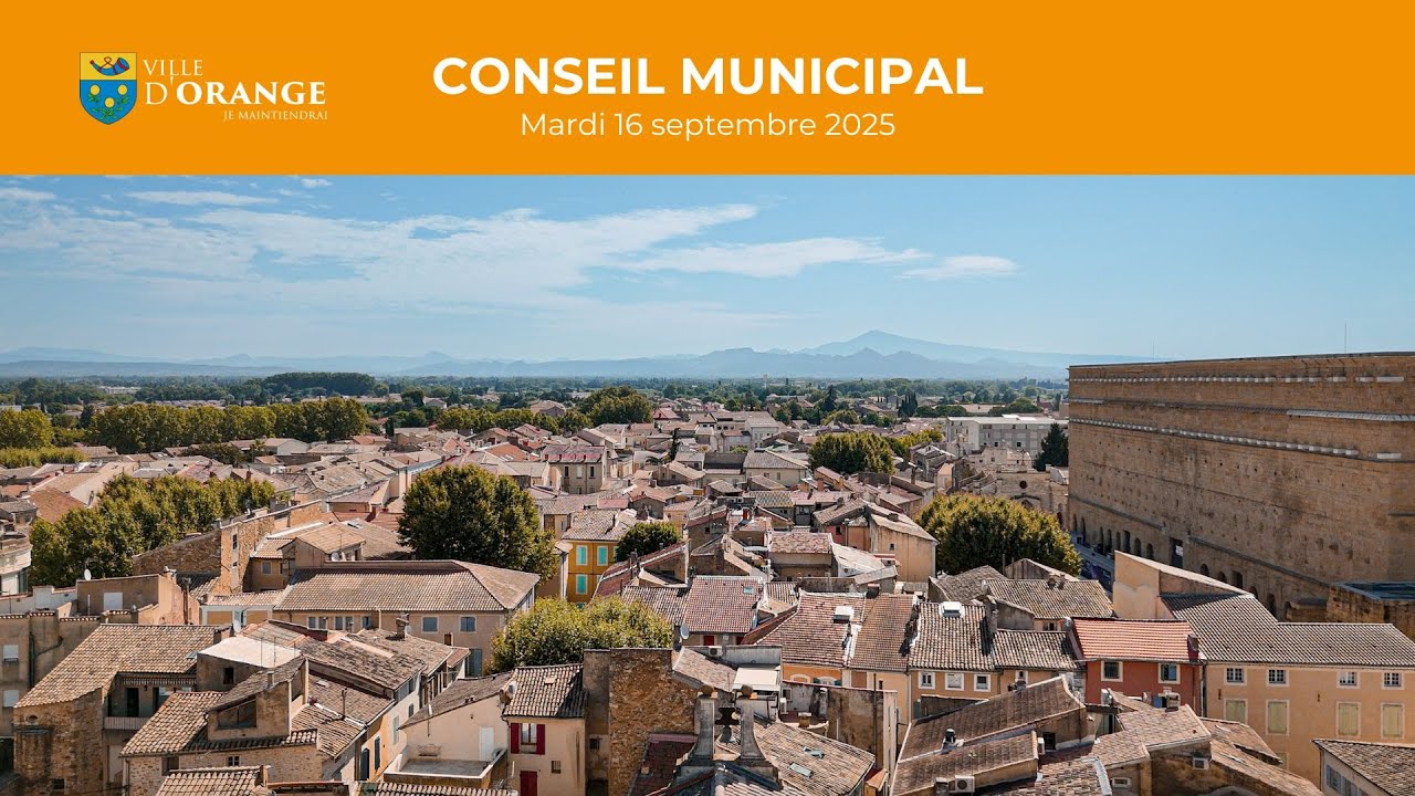 Conseil municipal - Mardi 16 septembre 2025