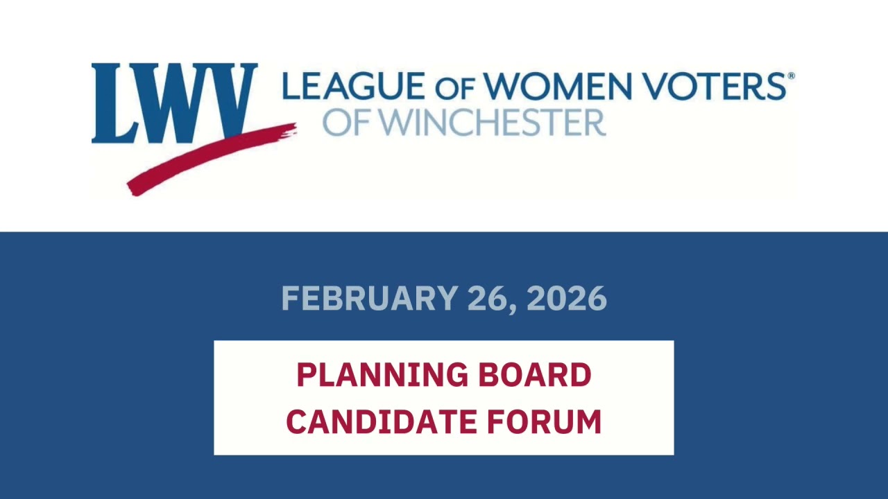 League of Women Voters Planning Board Candidate Forum 2-26-2026