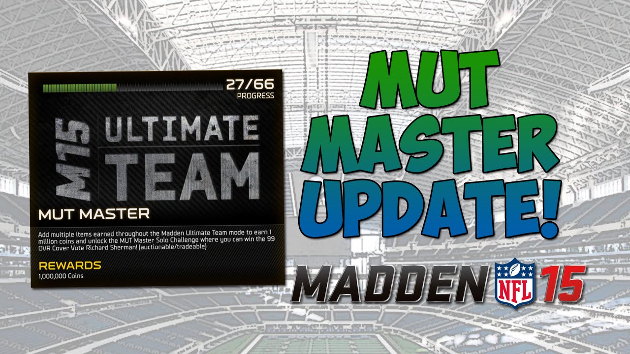 MUT 15 - MUT Master Update!| Madden 15 Ultimate Team - MUTMaster Tips & Strategies