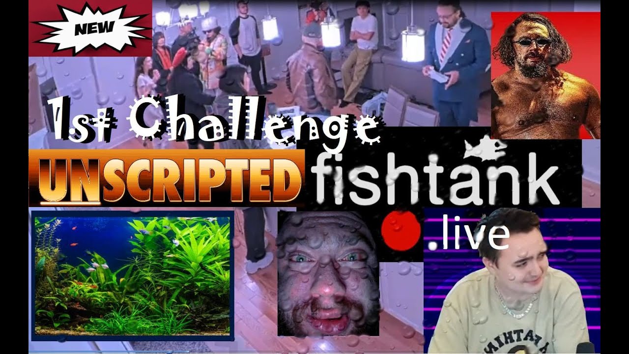 FishTank.Live Day1 Sam Hyde ENTER 1st Challenge #samhyde #fishtank #fishtanklive #funny #bigbrother