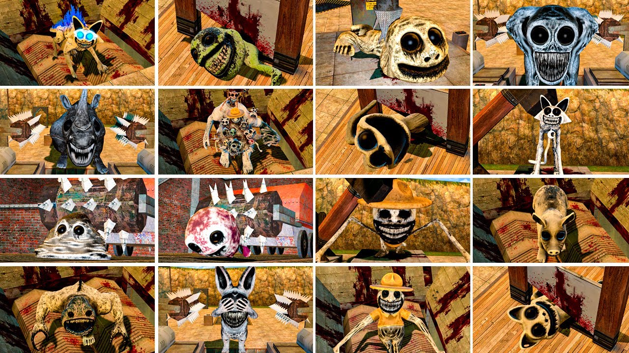 WHAT IF TORTURE NEW ALL ZOONOMALY MONSTER FAMILY IN GARRY'S MOD!?