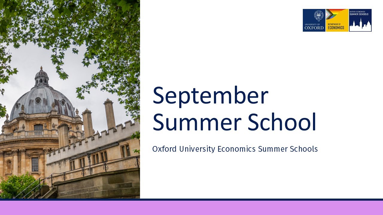 Webinar - September Summer School in Economics 2025 | OUESS