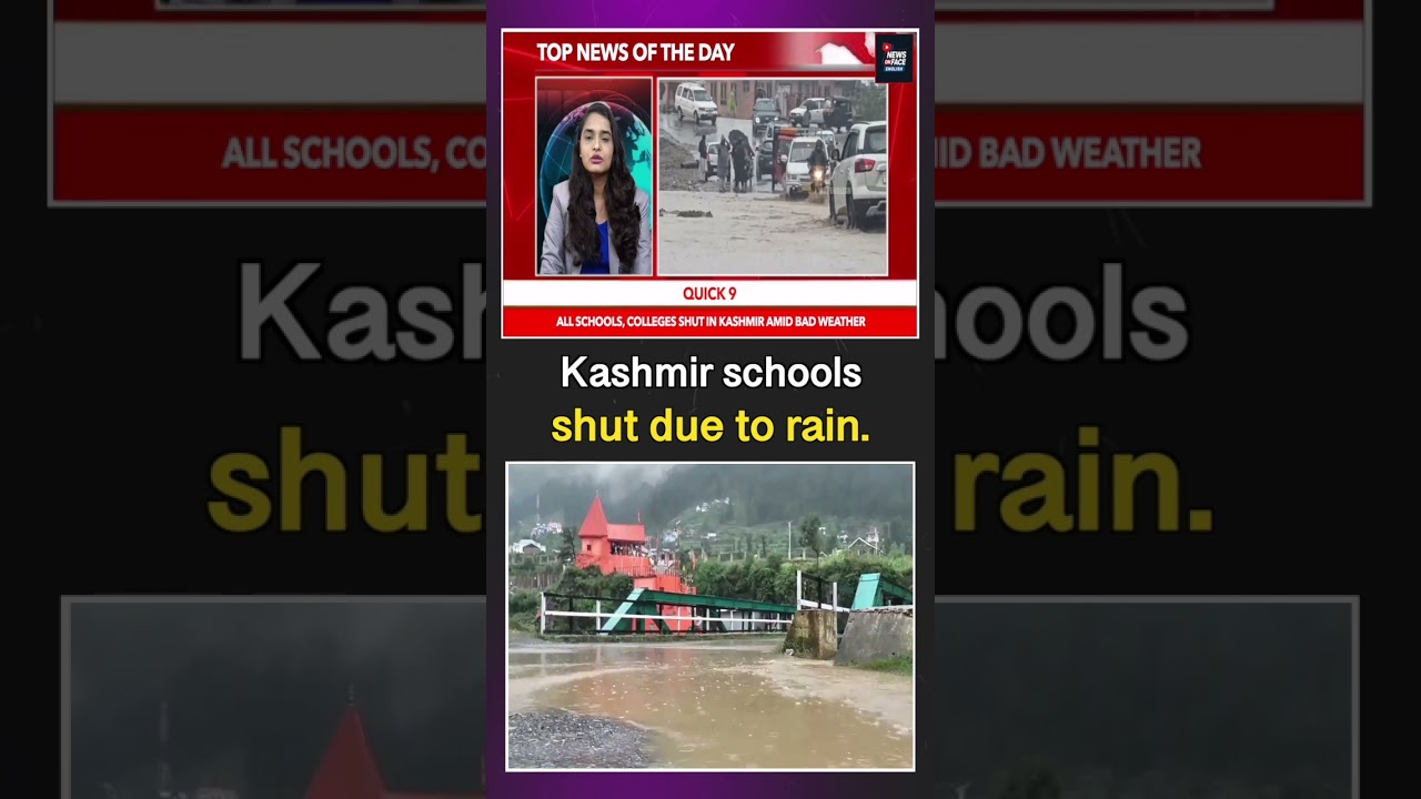 Kashmir Shuts All Schools and Colleges Amid Bad Weather | NEWS ON FACE ENGLISH