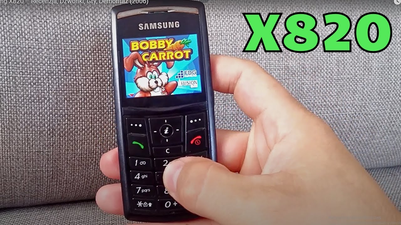 Обзор Samsung X820 / Рингтоны / Разборка / Камера / Игры / Аккумулятор