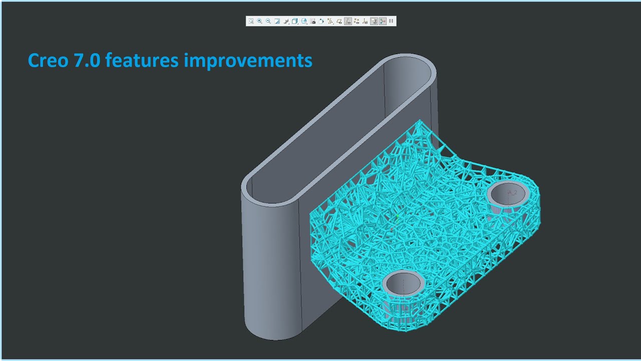 Creo 7: Ready to 3D print - Lattice improvements | Creo Tutorial