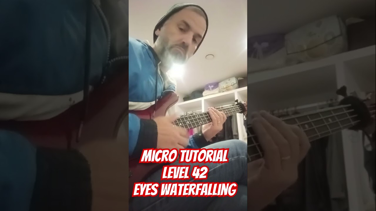 Level 42 - Eyes waterfalling - micro tutorial #cambioderumbo
