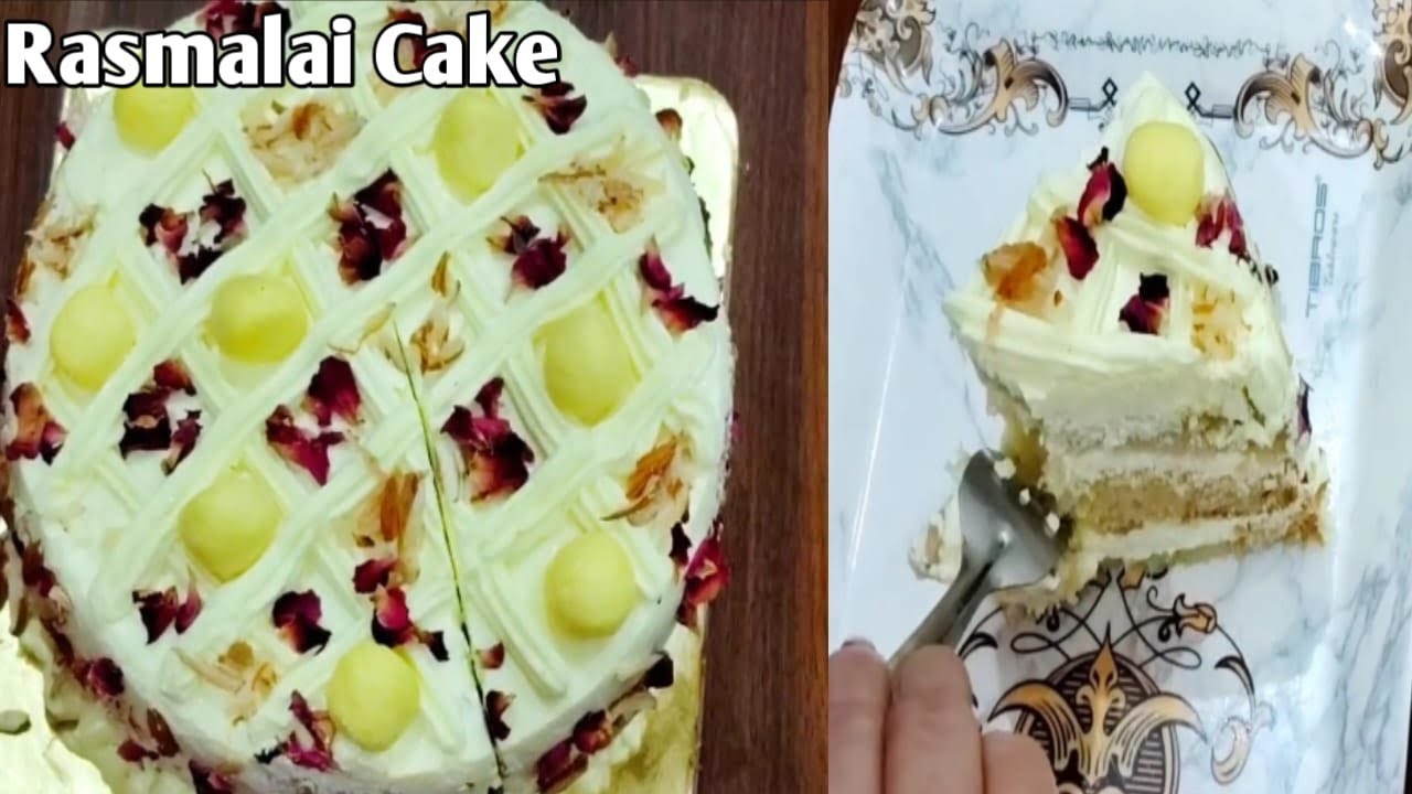 अब बेकरी से भी बढ़िया घर पर बनेगा एगलेस रसमलाई केक|Bakery style Eggless Rasmalai Cake Recipe|