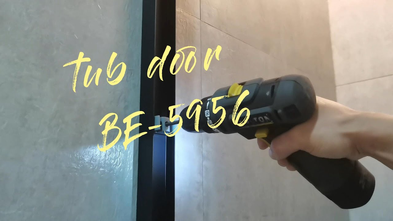 How to Install iBath BE5956 Semi-Frameless Bypass Tub Doors | Step-by-Step Guide