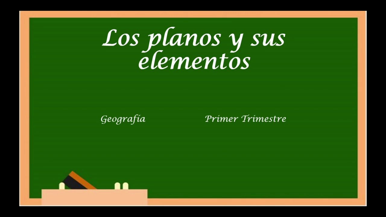 6&deg; GEOGRAF&Iacute;A LOS PLANOS Y SUS ELEMENTOS
