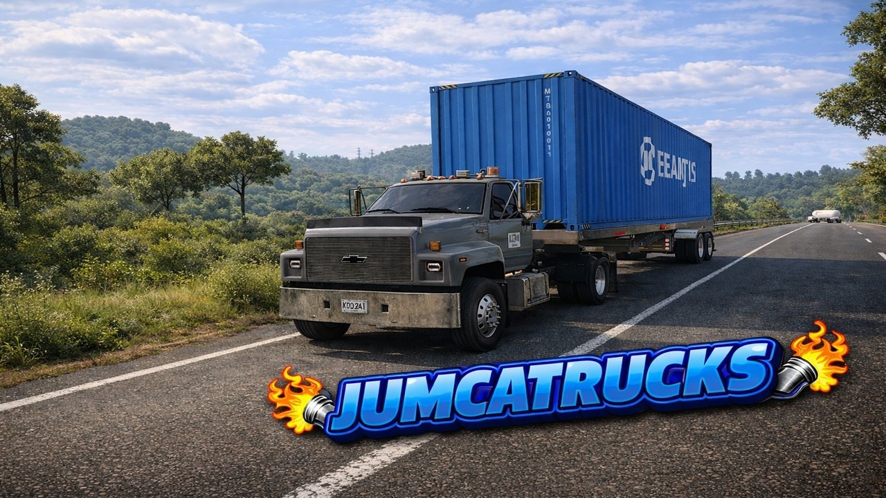 CHEVROLET KODIAK| bajando a puro freno de ahogo AMERICAN TRUCK SIMULATOR| |  SUSCRÍBETE|🏞️🌄