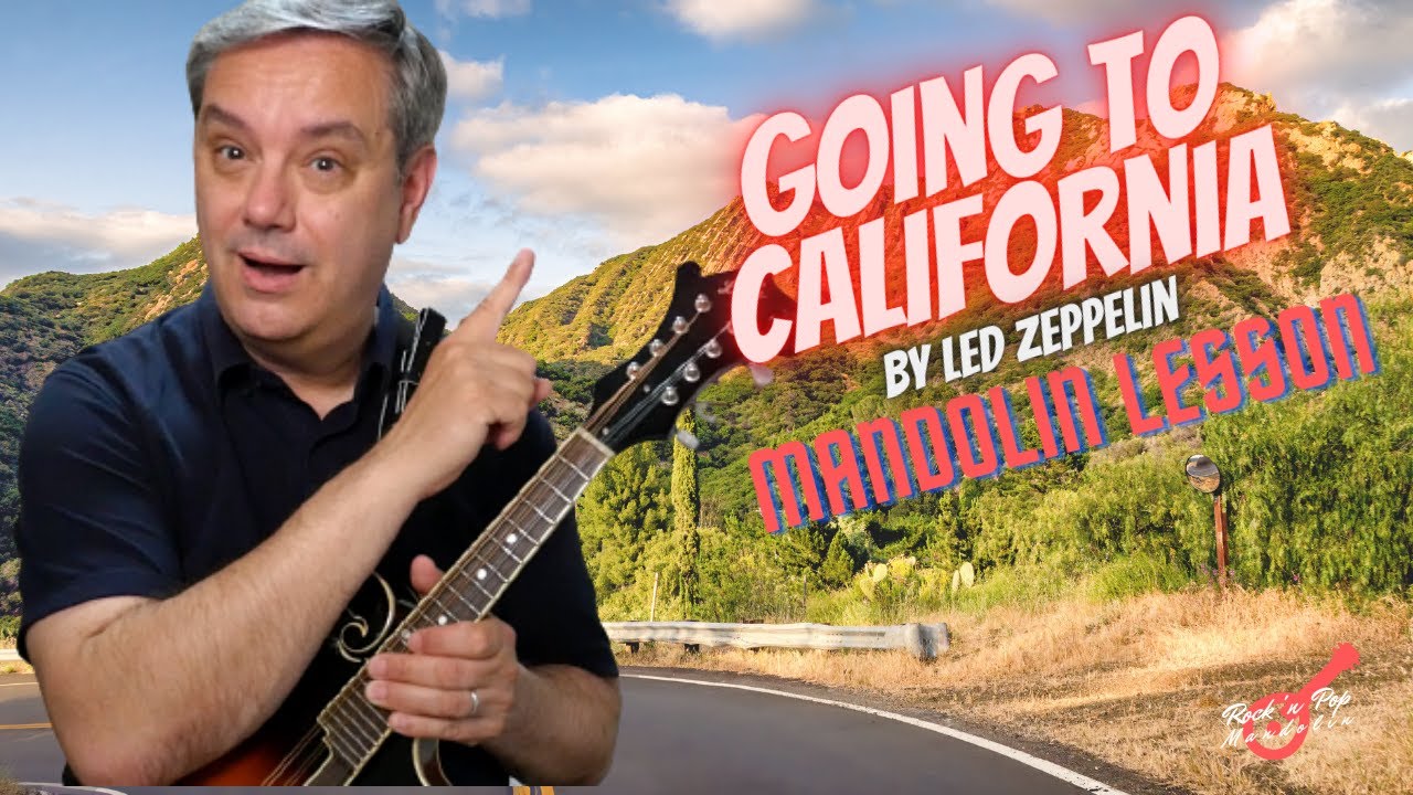 Going to California (Led Zeppelin) – Урок игры на мандолине #rockpopmandolin