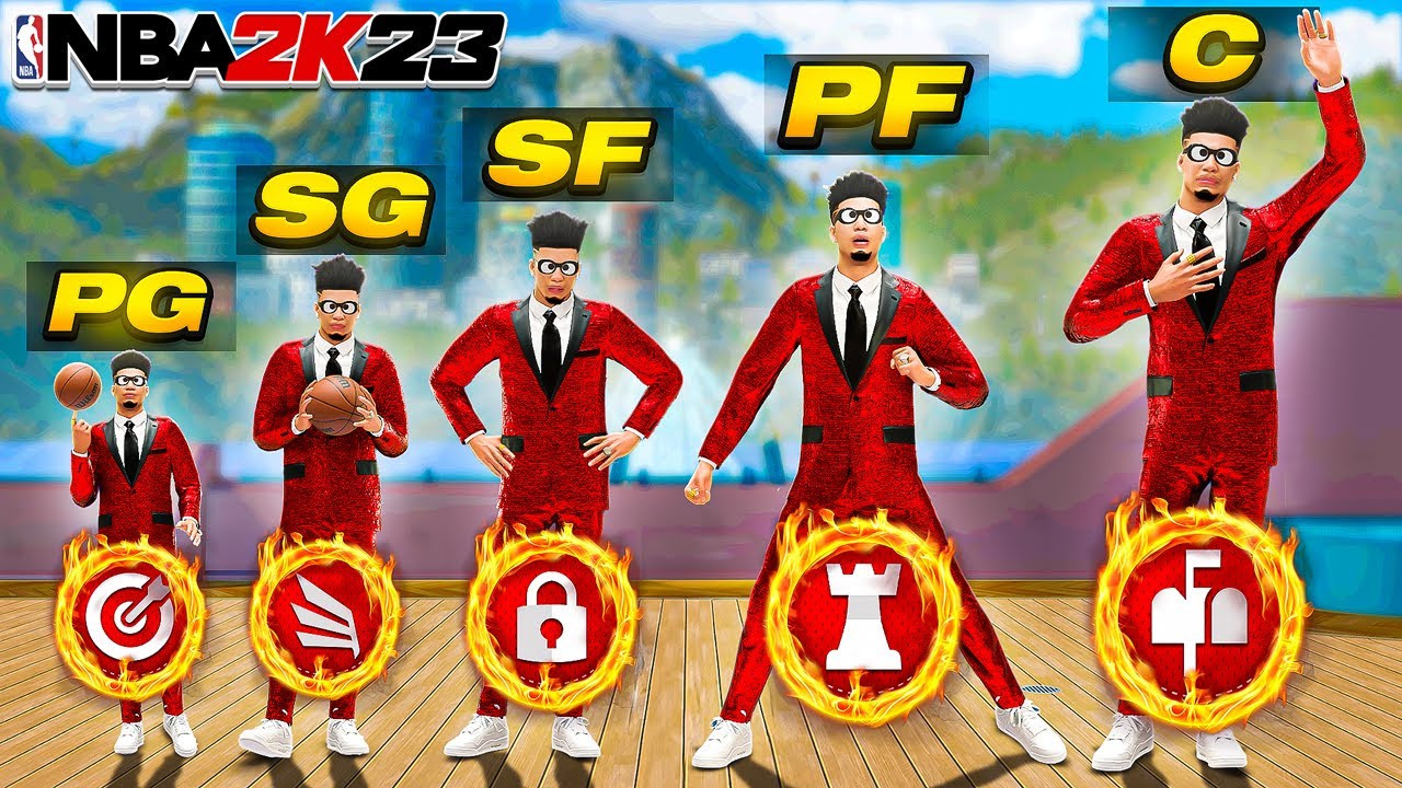 Using EVERY BUILD in NBA 2K23 in 1 Video..