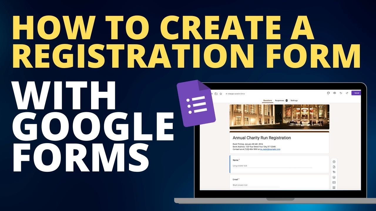 Как создать регистрационную форму с помощью Google Forms