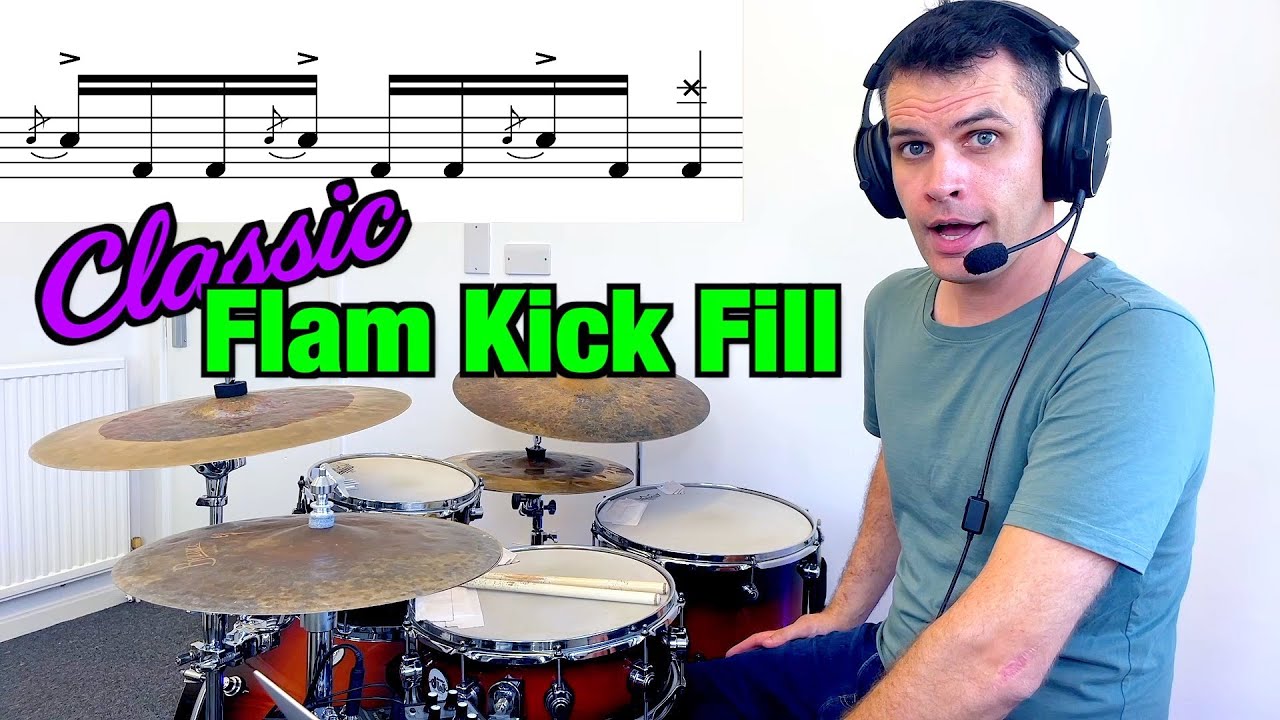 Classic Flam Kick Fill - Drum Lesson