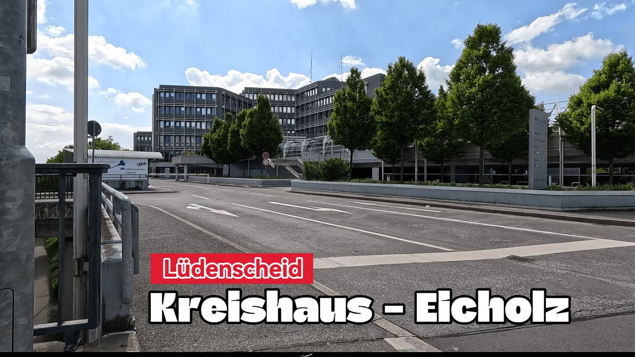 E-Bike Ride in Lüdenscheid 🚴 | From Kreishaus to Eichholz in 4K