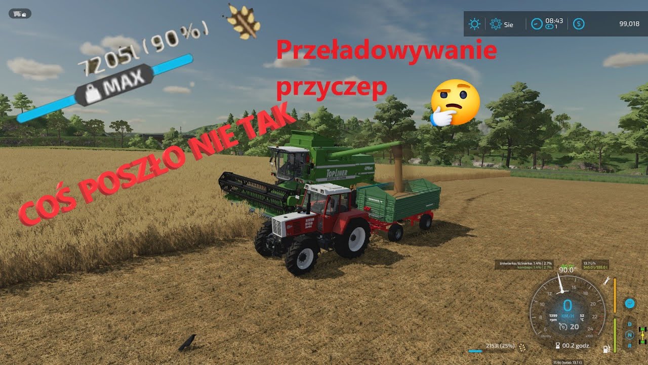 Czy da się rzeczywiście przeładować przyczepę w FS22 🤔 | TEST | Farming Simulator 22 🚜
