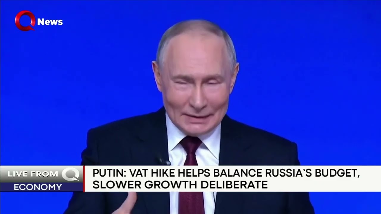 Putin: VAT hike balances budget; slower growth is intentional