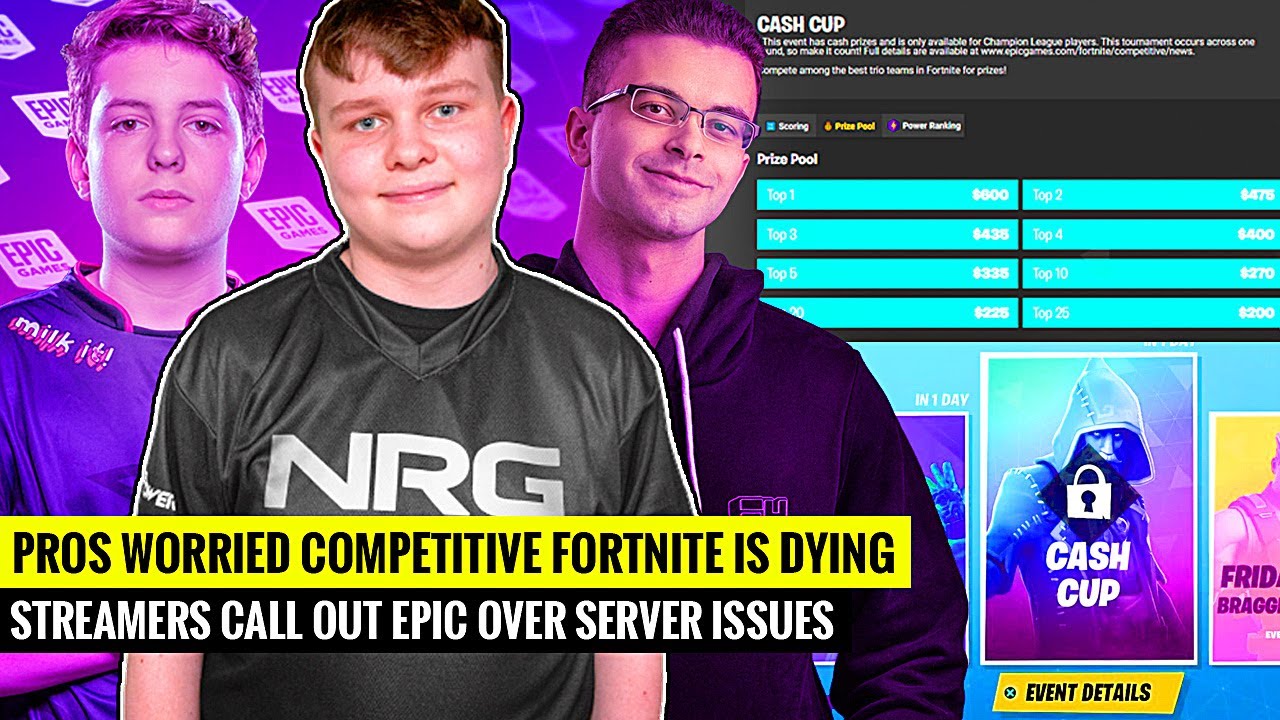 Benjyfishy & Pros Worried Competitive Fortnite is DYING | Streamers UPSET Over Server Issues