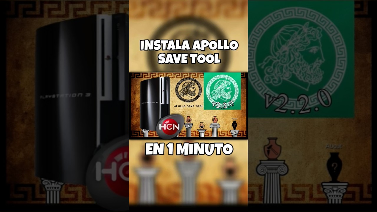 INSTALA APOLLO SAVE TOOL PARA PS3 EN 1 MINUTO 🎮 #games #ps3 #gaming #game #gamer #playstation