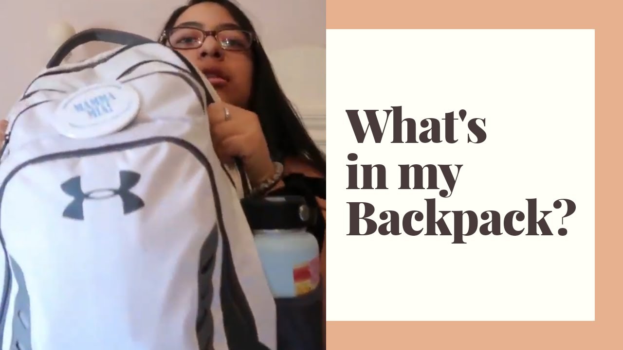 What's in My Backpack? ~ End of Junior Year