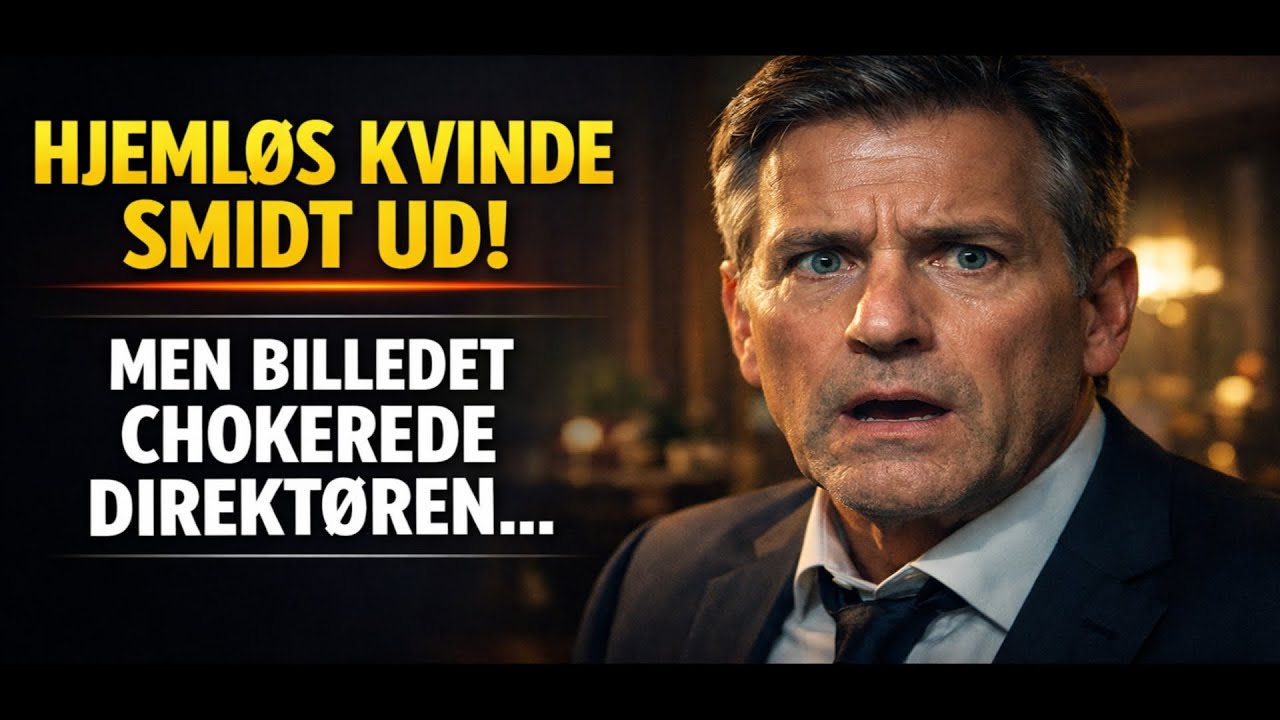 Direktøren beordrede den hjemløse kvinde smidt ud, men stivnede da han så billedet i hendes hånd