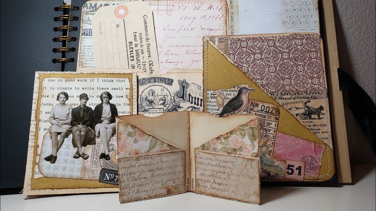 Craft With Me: Book Page Pockets