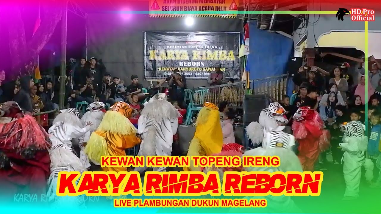 KEWAN KEWAN TOPENG IRENG KARYA RIMBA REBORN - LIVE PLAMBUNGAN DUKUN MAGELANG