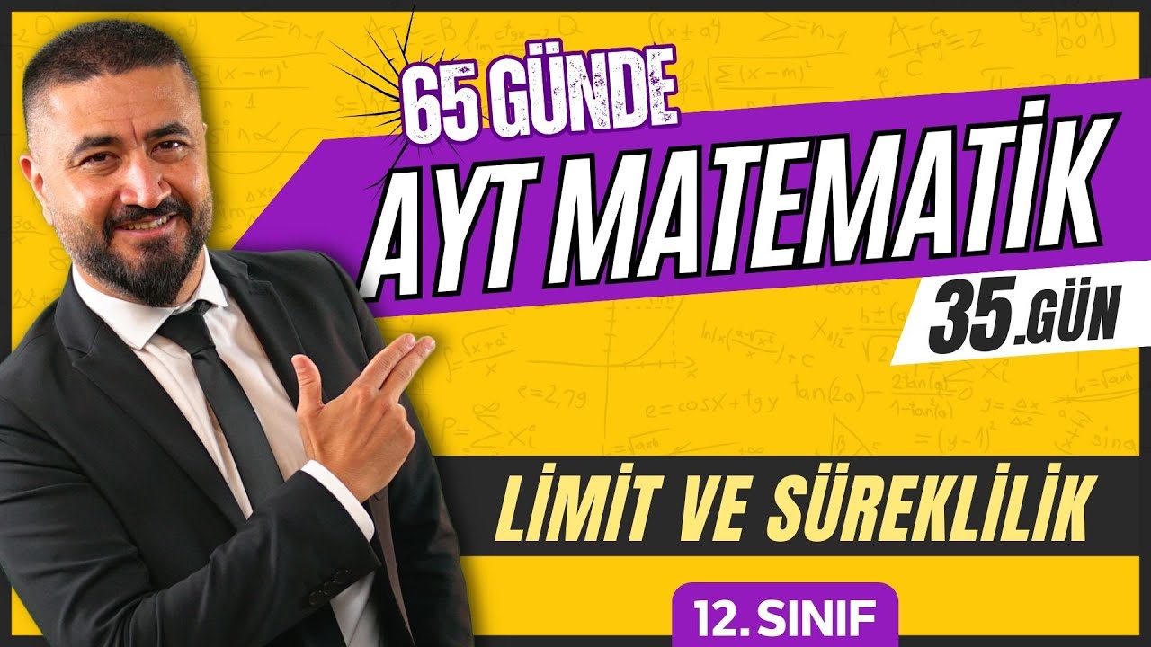 Limit ve Süreklilik | 65 Günde AYT Matematik Kampı 35.Gün | 2024 | Rehber Matematik
