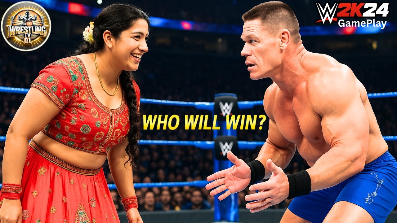 🔥 WWE 2K24 – Indian Girl 🇮🇳 Radhika Rani Vs. John Cena 💪  Iron Man Match 🎮  July 14, 2025
