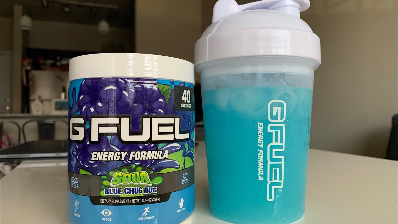 G FUEL X FaZe Rug Sour Blue Chug Rug Review And Taste Test!