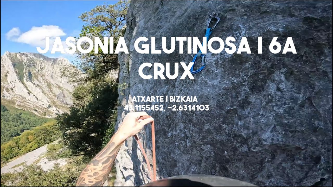 Jasonia Glutinosa // 6a // CRUX // Atxarte (POV)
