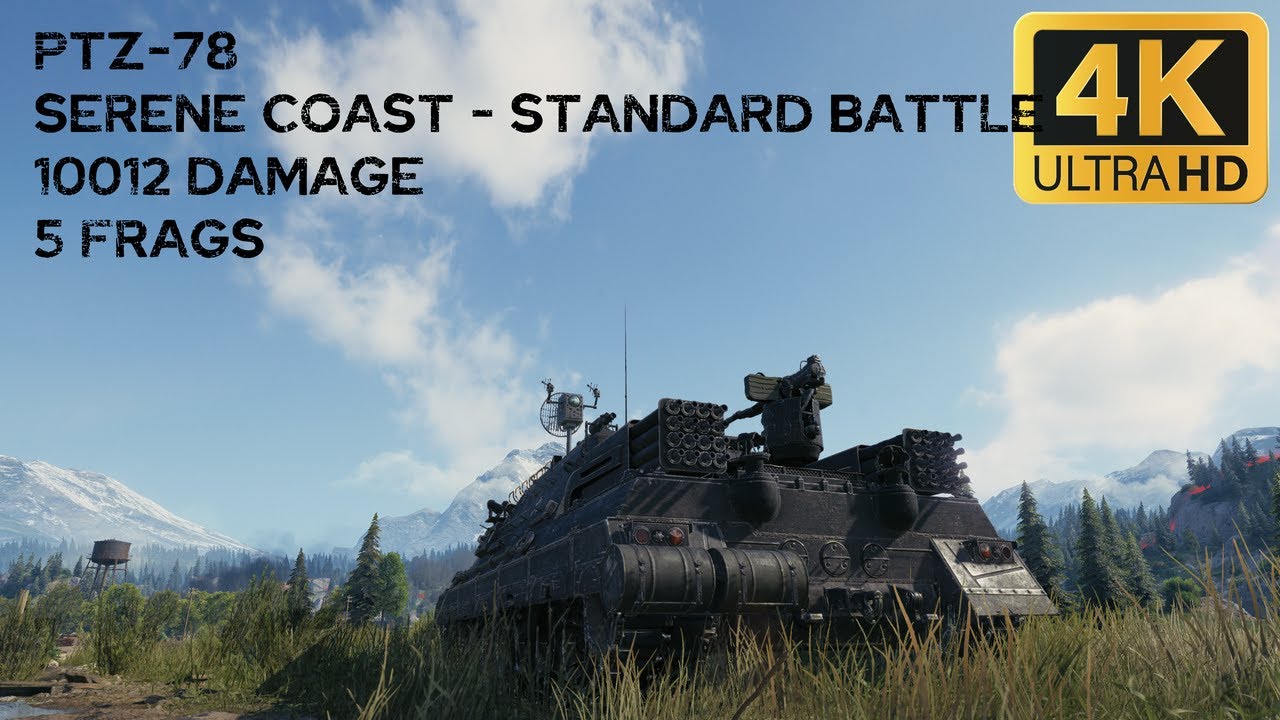 PTZ-78 10,0k damage 5 frags on Serene Coast - World of Tanks