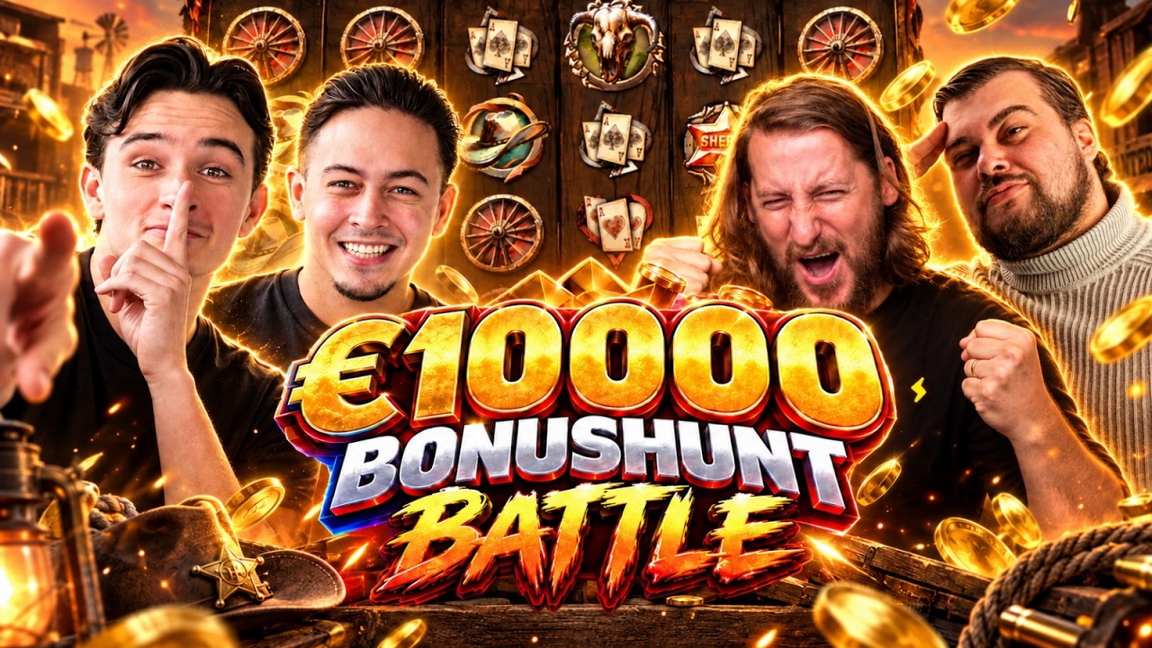 &euro;10.000,- BONUSHUNT BATTLE VS THESLOTBEASTS - 18+