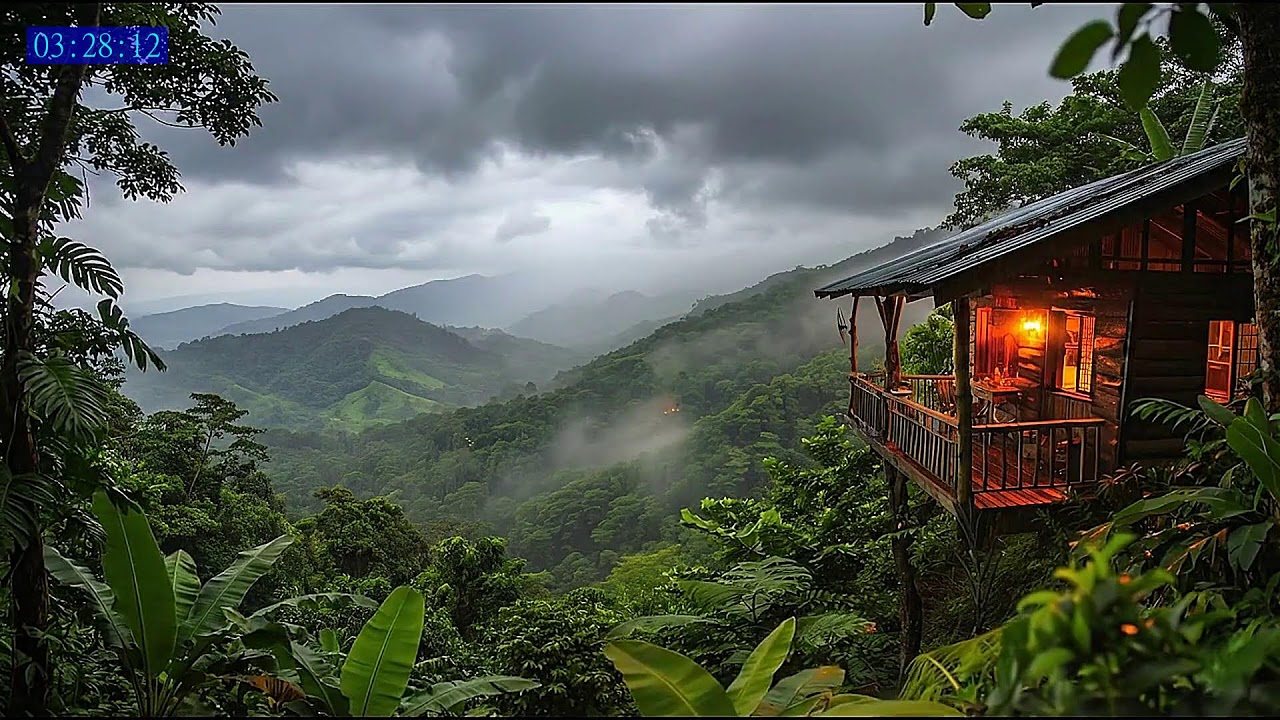 Relaxing Rain Piano Ambience for Sleeping and Reducing Overthinking