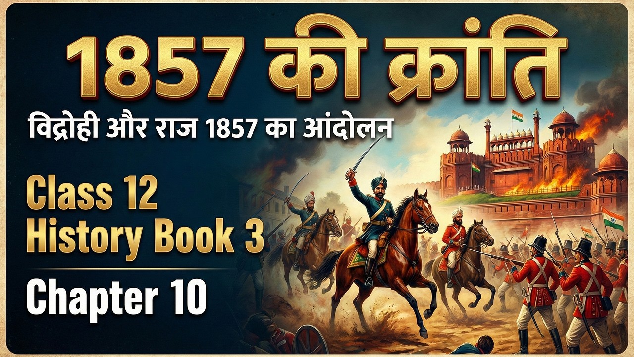 Class 12 History Book 3 | Chapter 10 | विद्रोही और राज: 1857 का आंदोलन | NCERTify