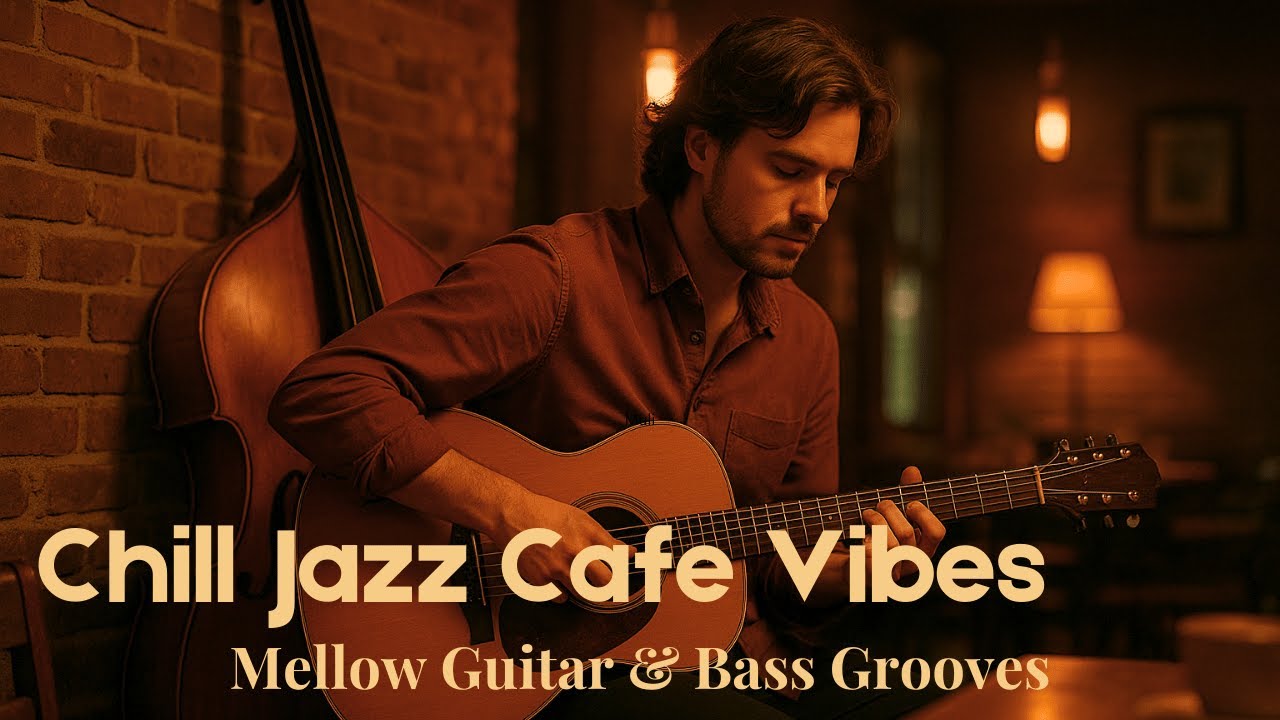 Chill Jazz Cafe Vibes: Mellow Guitar and Upright Bass Grooves
