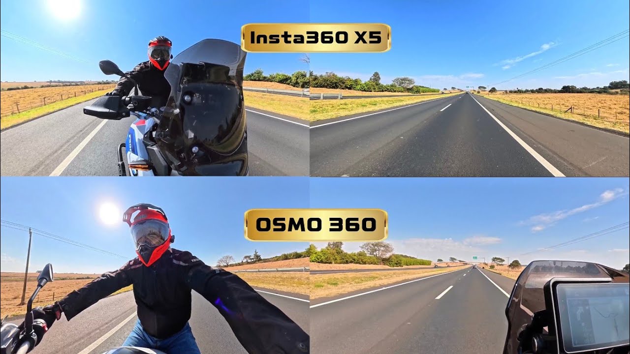 DJI OSMO 360 Vs. INSTA360 X5 - Teste real em diversas situações, qual você acha melhor?