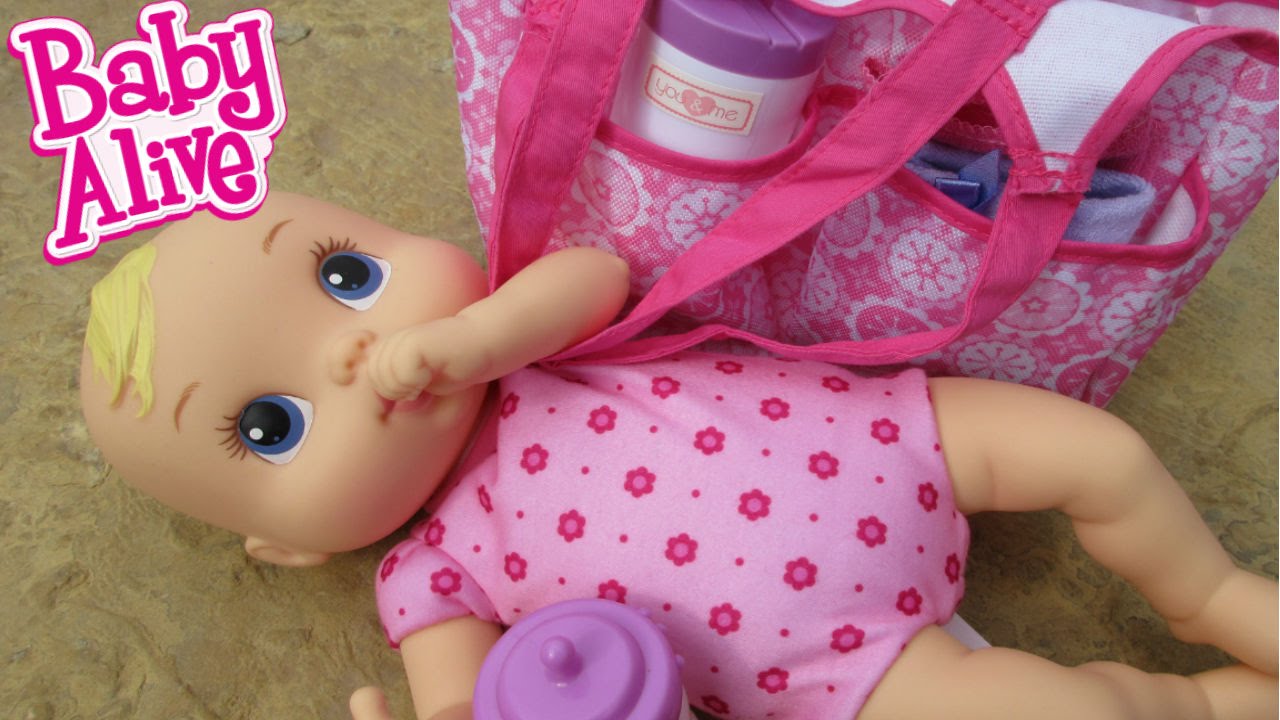 Baby Alive: Luv N Snuggle Baby & Diaper Bag💕