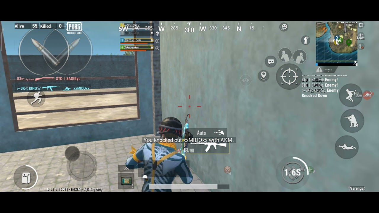 1v3  akm +s12k  PUBG LITE SHORT WHATSAPP VEDIO|#SHORT MOMENT BY LUK2022SKGAMING