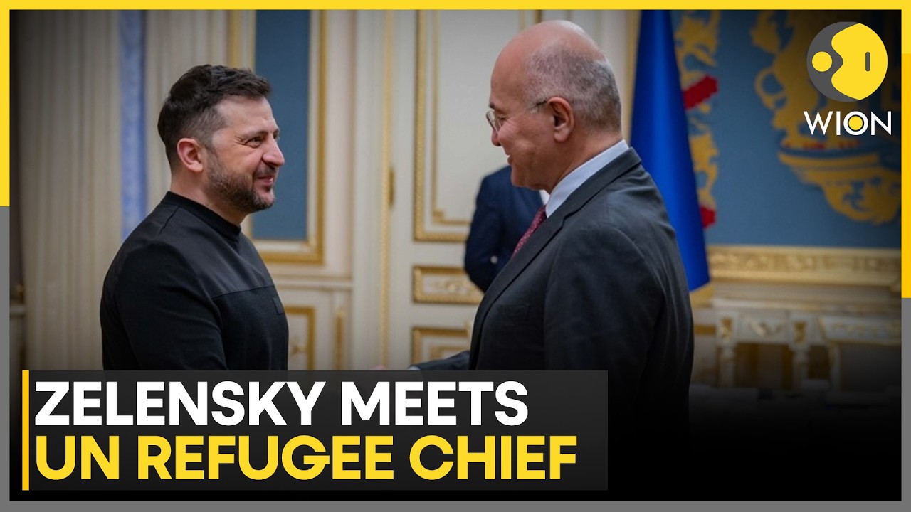 Zelensky Meets UNHCR Chief Barham Salih to Address Energy Crisis | WION NEWS