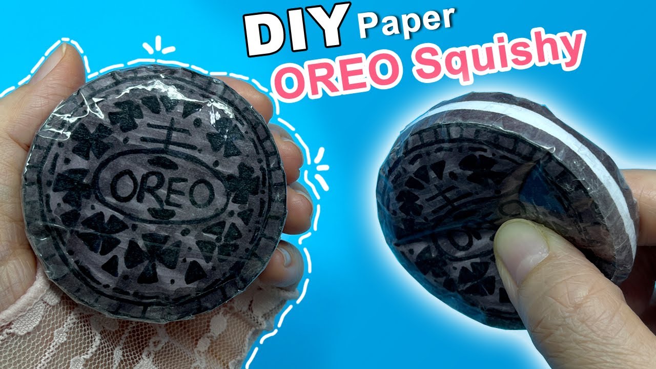 Как сделать из бумаги Squishy Oreo | Бумага своими руками Oreo Squishy | Бумага мягкая Oreo DIY/Лиам