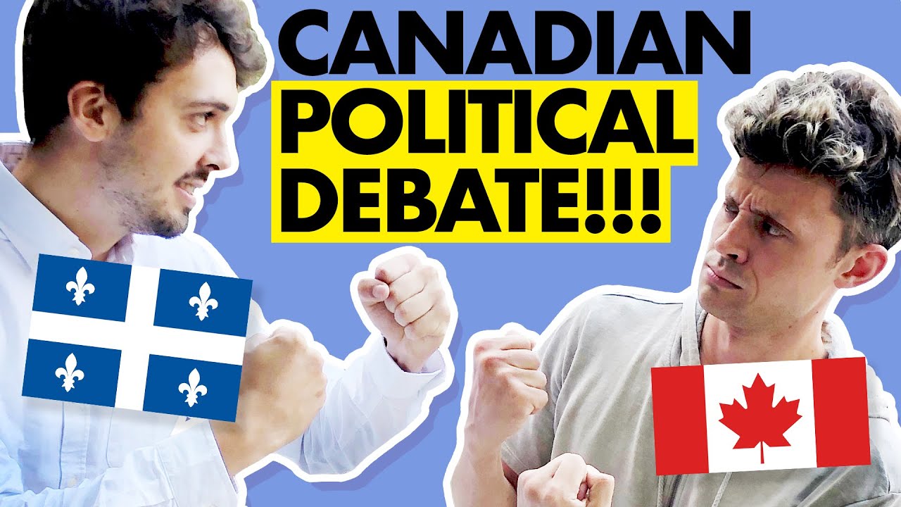 English Canadian debates politics with French Canadian