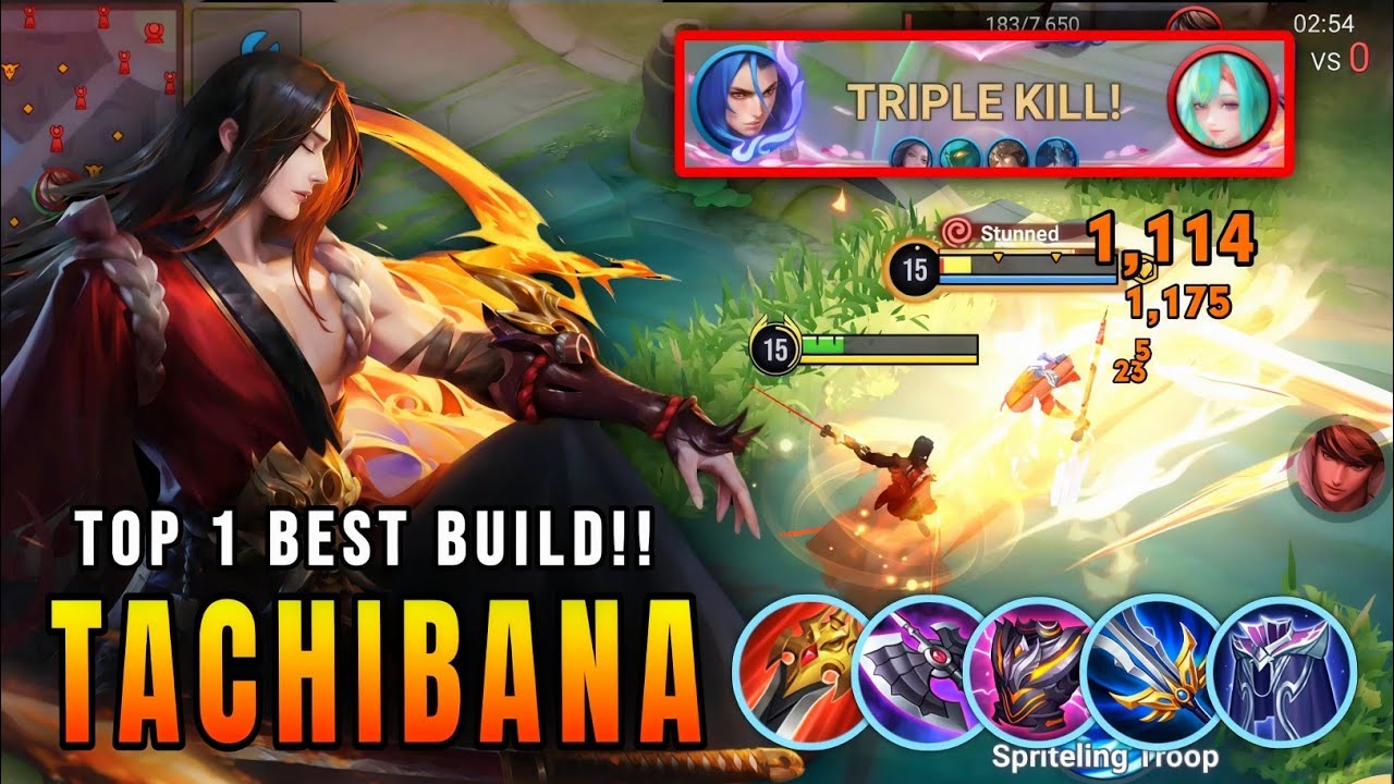 NO ESCAPE!! Ukyo Tachibana's Unreal Burst Damage - Top 1 Best Build | Honor of Kings