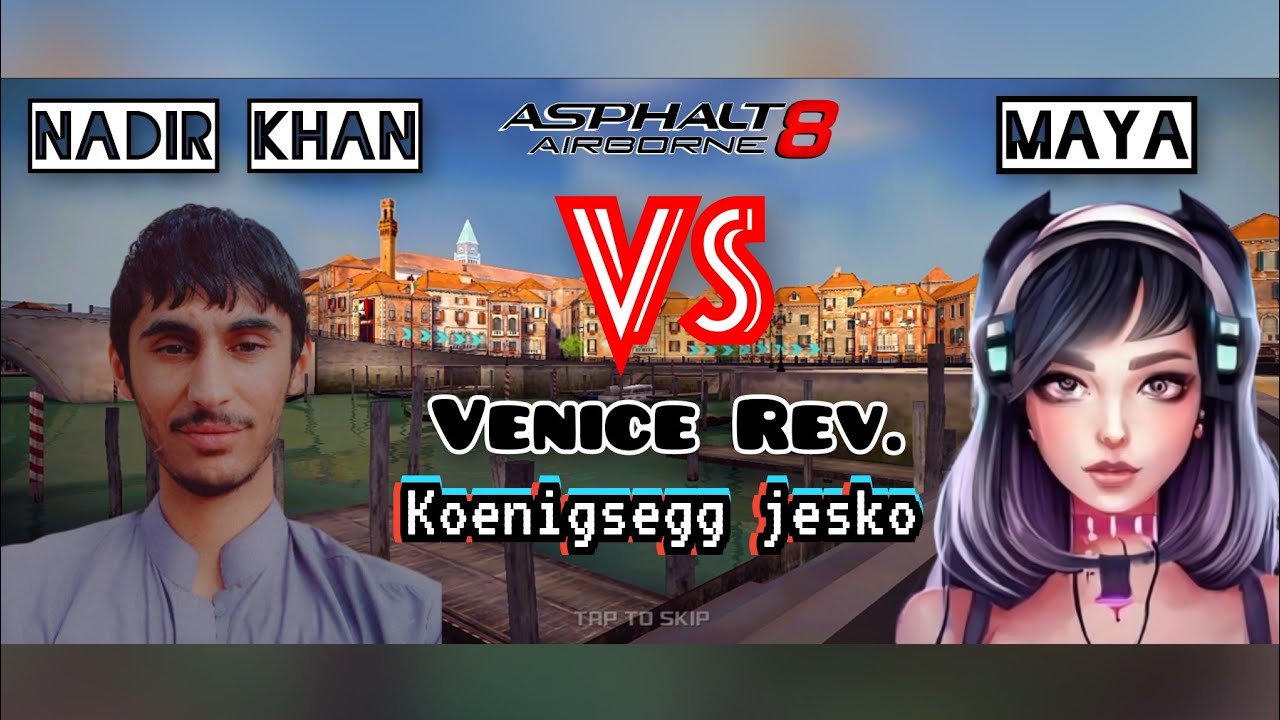 Asphalt 8 | Maya VS Nadir khan😱. Venice reverse challenge