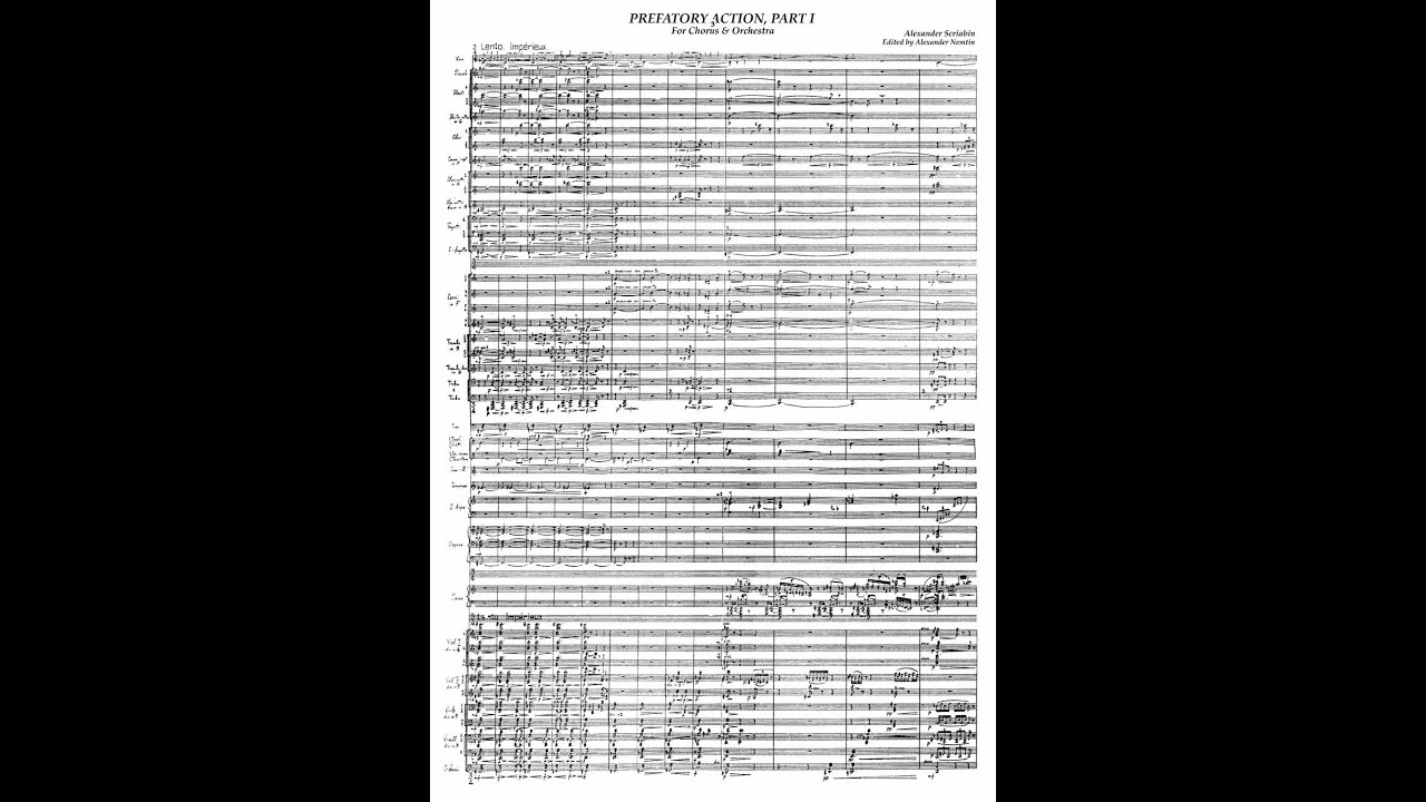 Scriabin/Nemtin - Prefatory Action [Act 1: Universe] (Audio + Full Score)