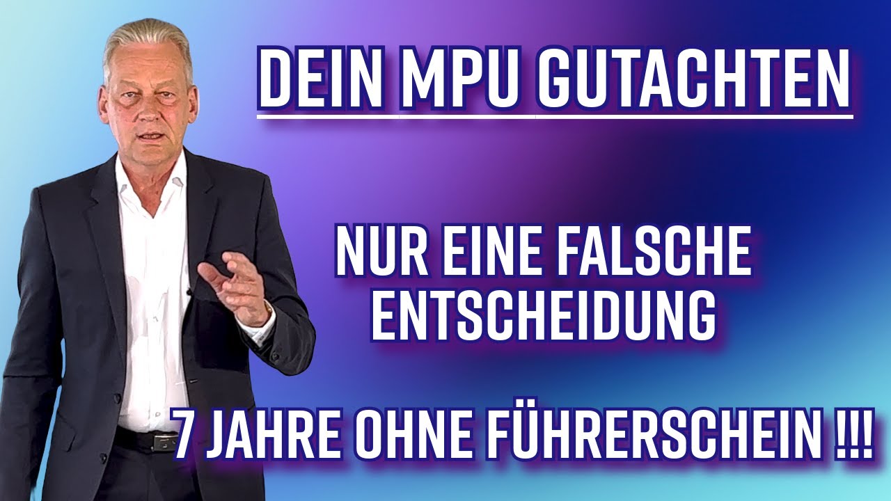 Wenn du diese falsche Entscheidung triffst, kann dich das deinen Führerschein für 7 Jahre kosten !!!