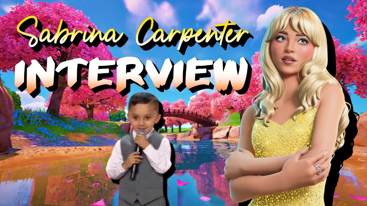 Sabrina Carpenter Interview // Fortnite Delulu