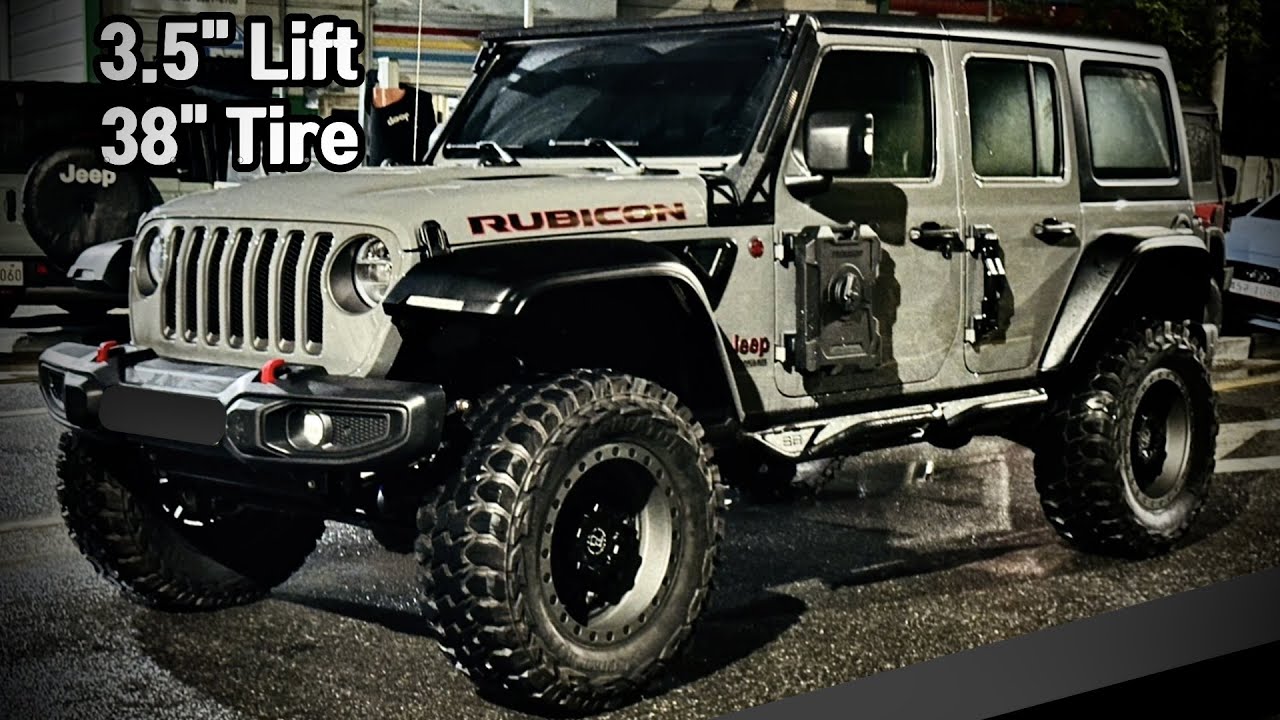 랭글러 3.5인치업 + 38타이어 및 기타 튜닝! ㅣJeep Wrangler JL 3.5