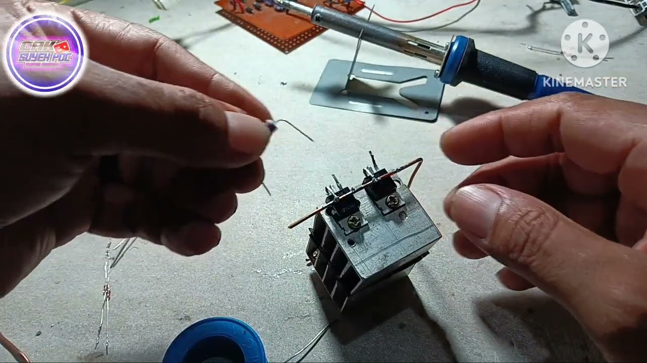 KUSUS PEMULA..!! MERAKIT SETRUM PDC 4MOSFET TANPA 